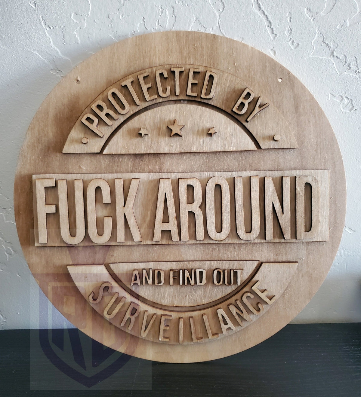 12" FAFO wood sign - Royalty Glitter Co 12" FAFO wood signWood Sign