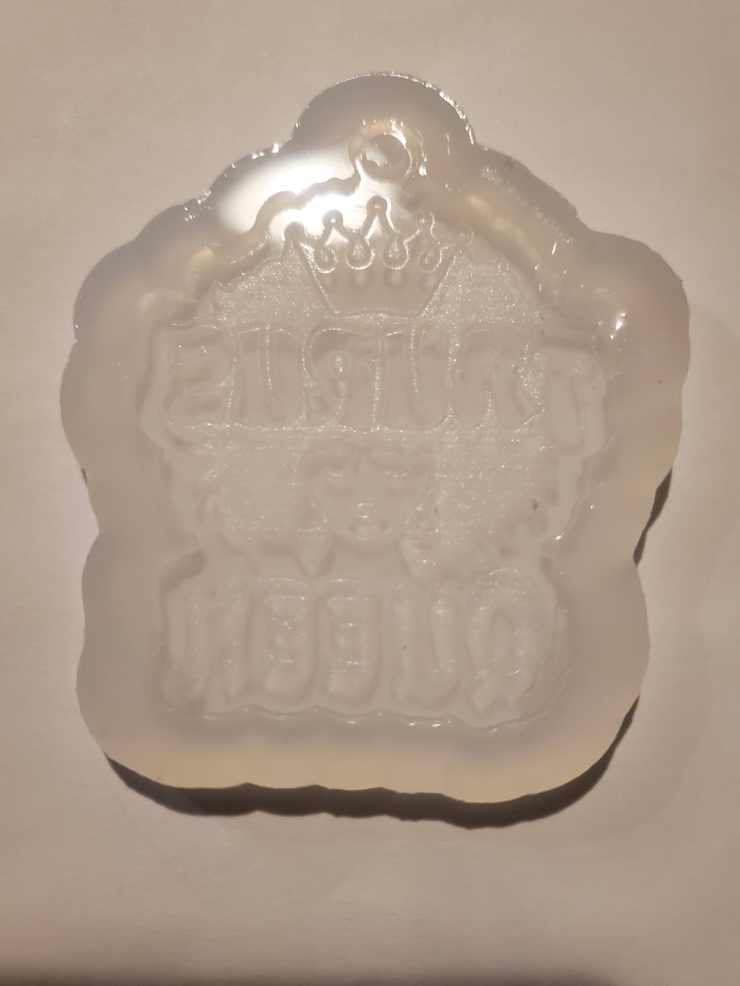 Taurus Afro Queen Key Chain Mold {Clear so can be used with UV Resin}