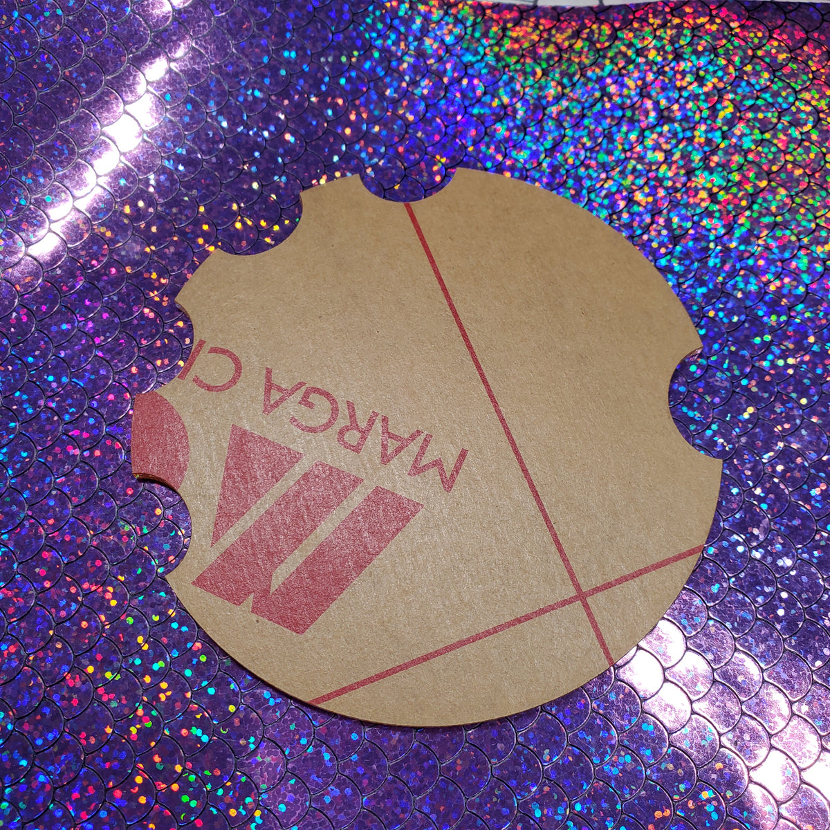 Nail Disc Clear Acrylic Blank