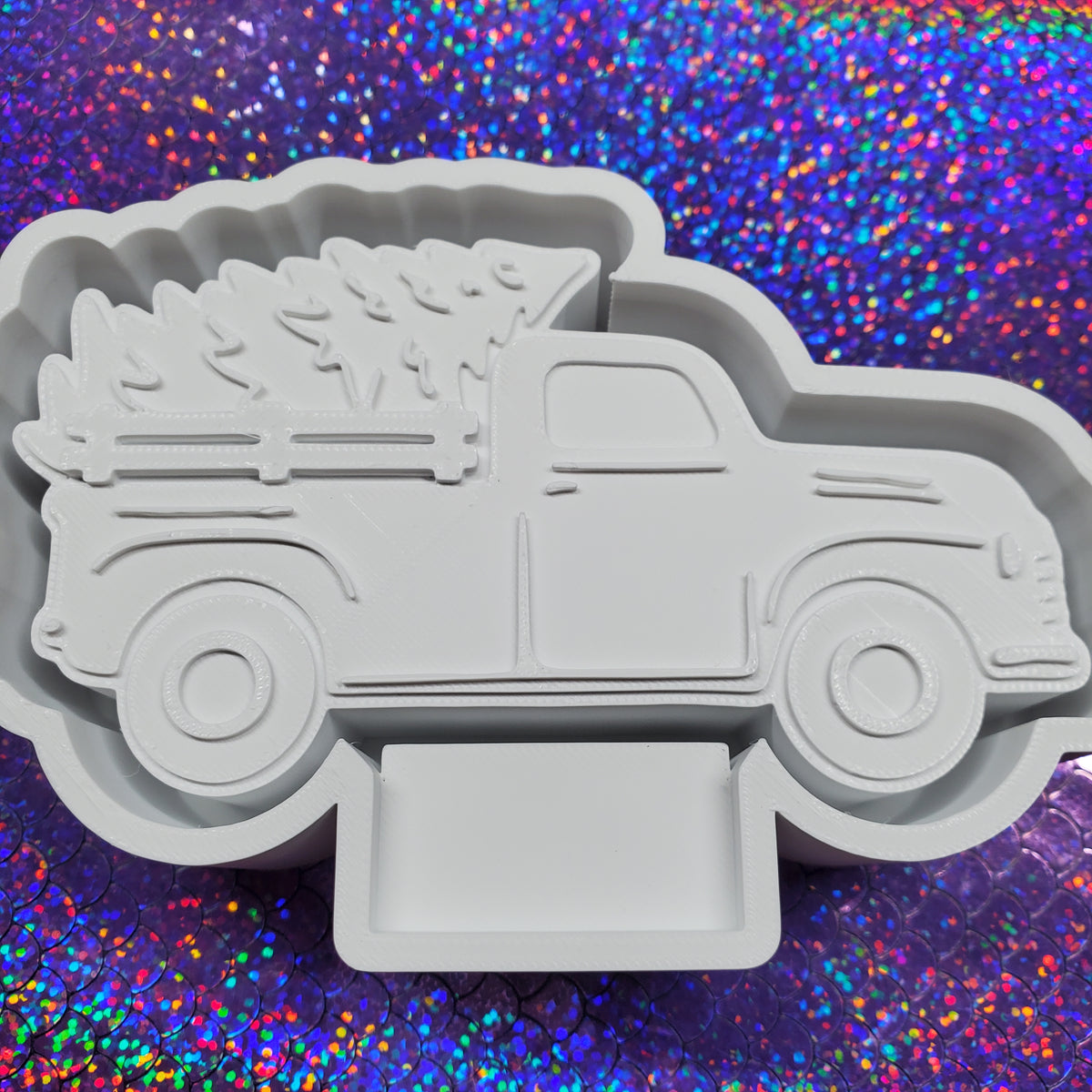 Christmas Tree vintage Truck Mold
