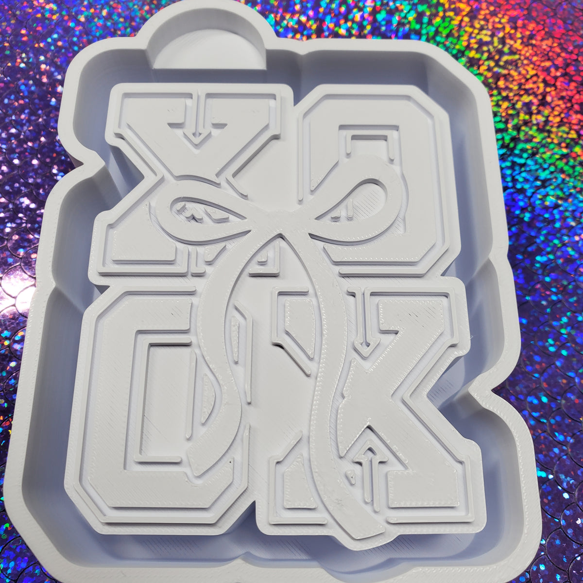 XO Bow Freshie Silicone Mold