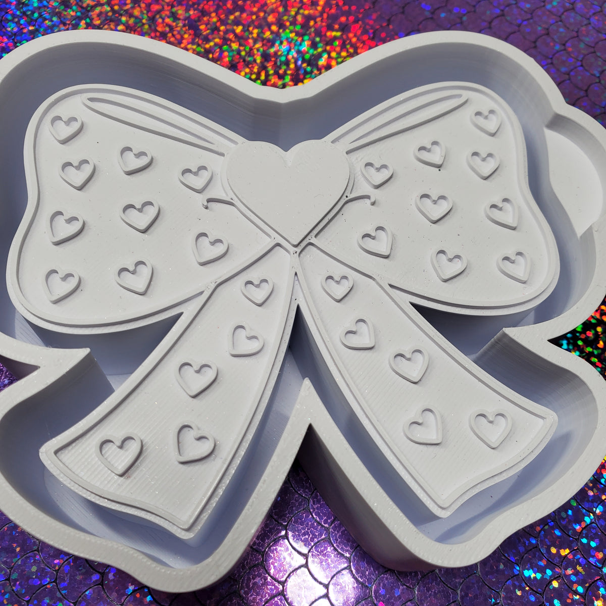 Heart Bow Freshie Silicone Mold
