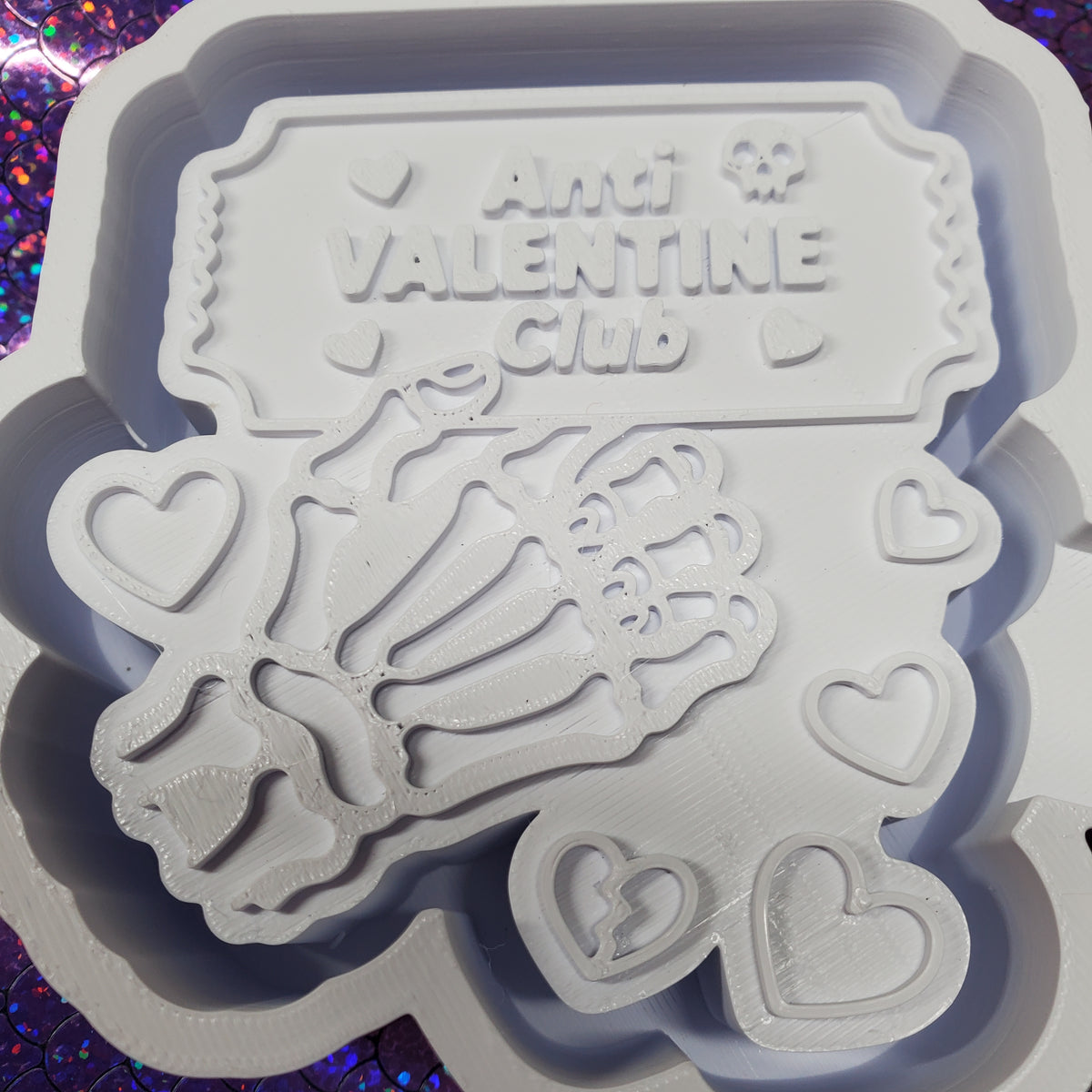 Anti Valentines Club Freshie Silicone Mold (Copy)