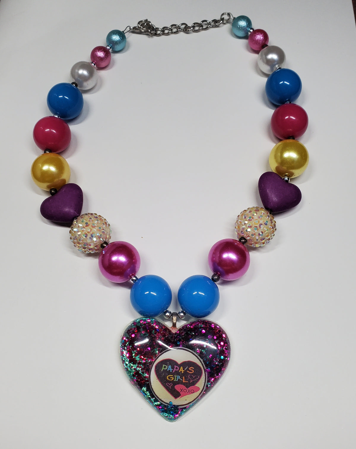 Papas Girl Chunky Bead Necklace (Copy)