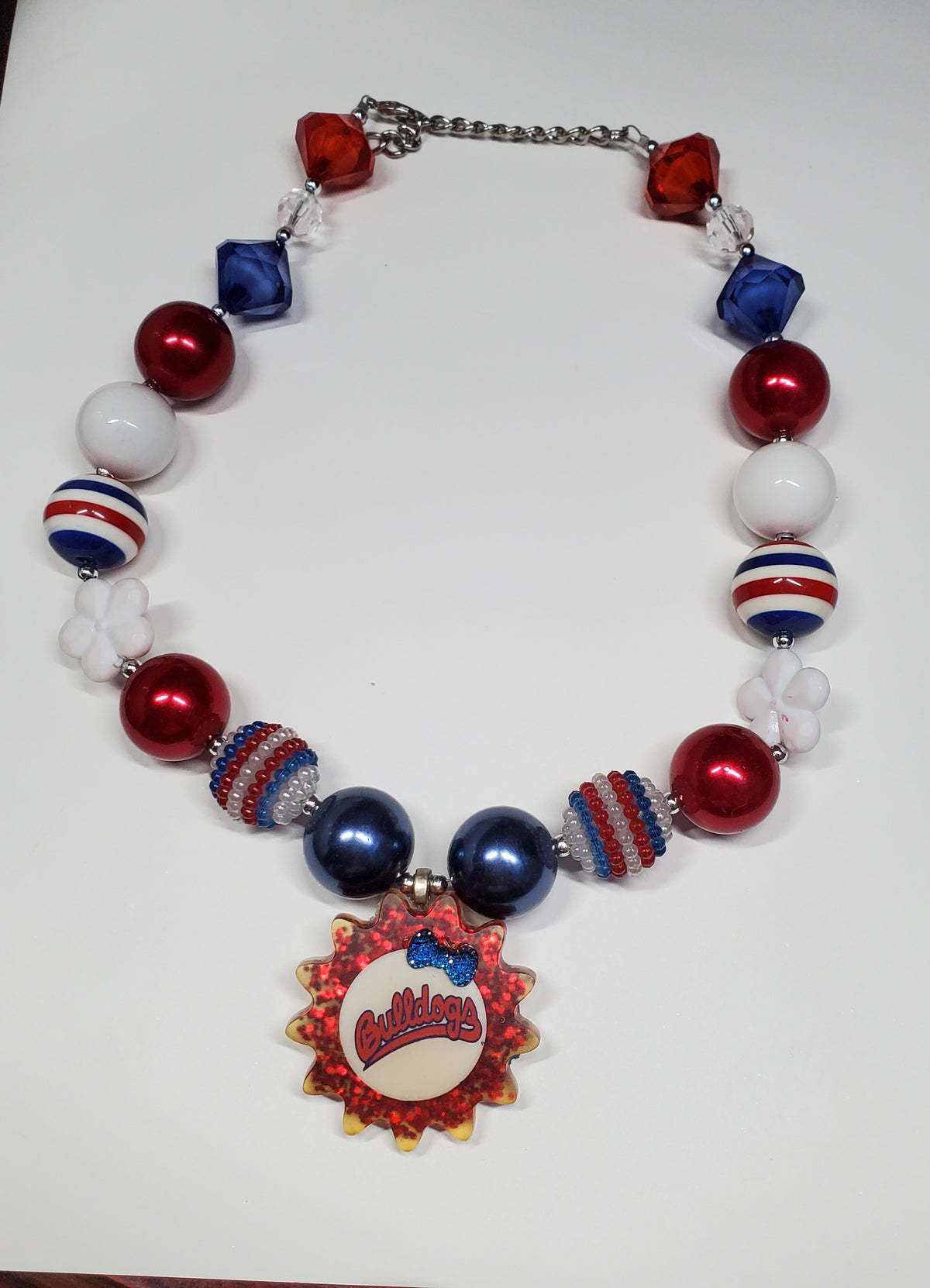 Fresno State Bulldogs Chunky Bead Necklace