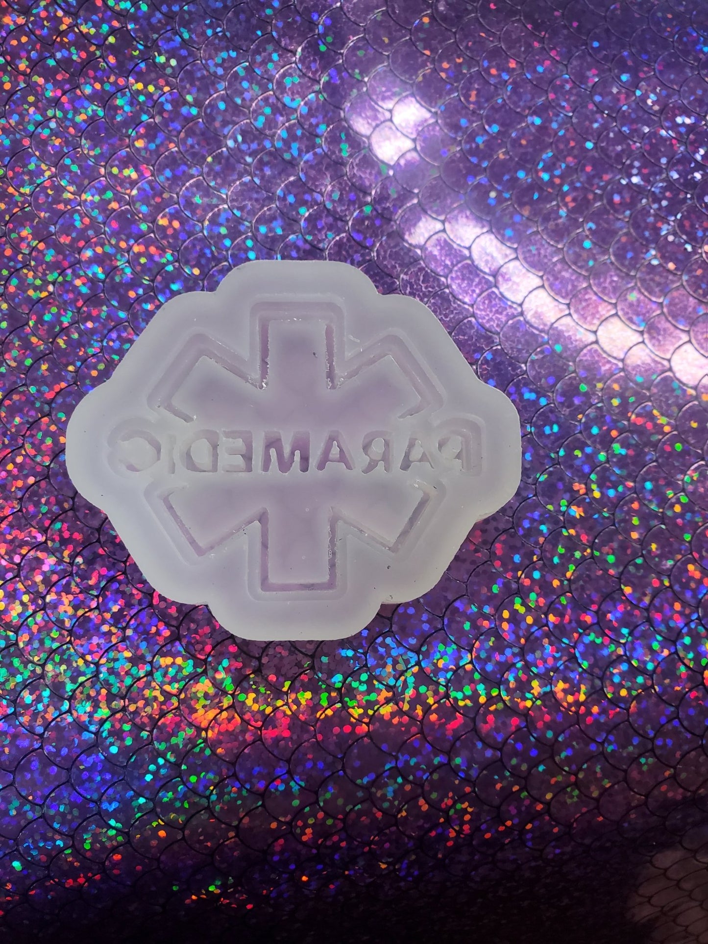 3D Paramedic Badge Reel Mold - Royalty Glitter Co 3D Paramedic Badge Reel Mold