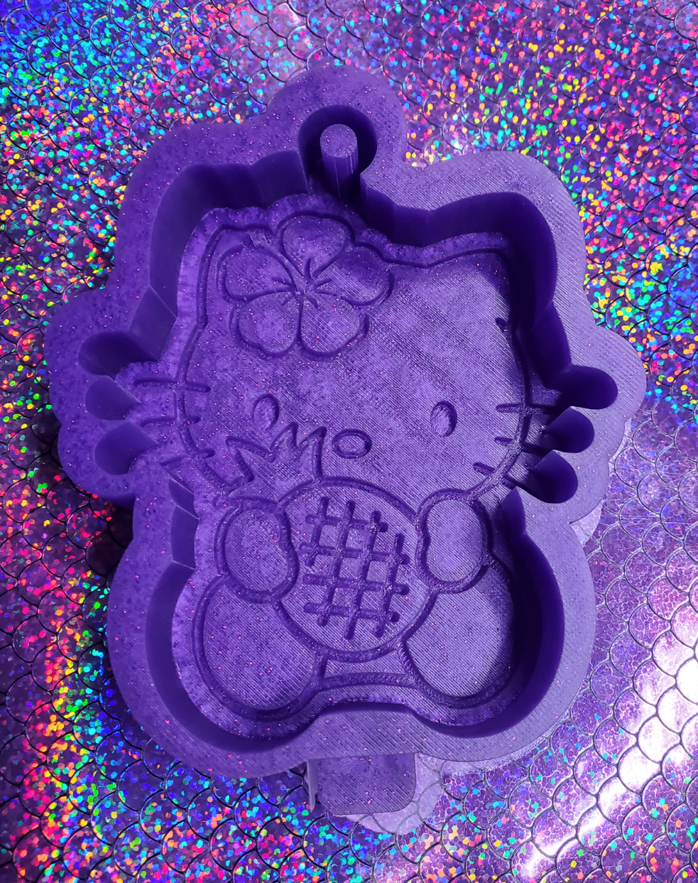 Hello Kitty Pineapple Freshie Mold