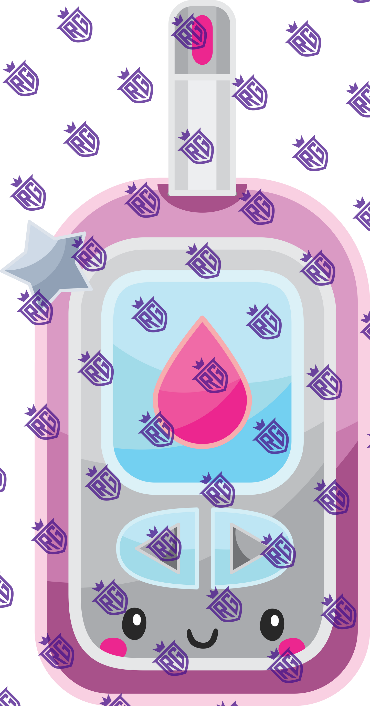 Blood Glucometer Acrylic Blank