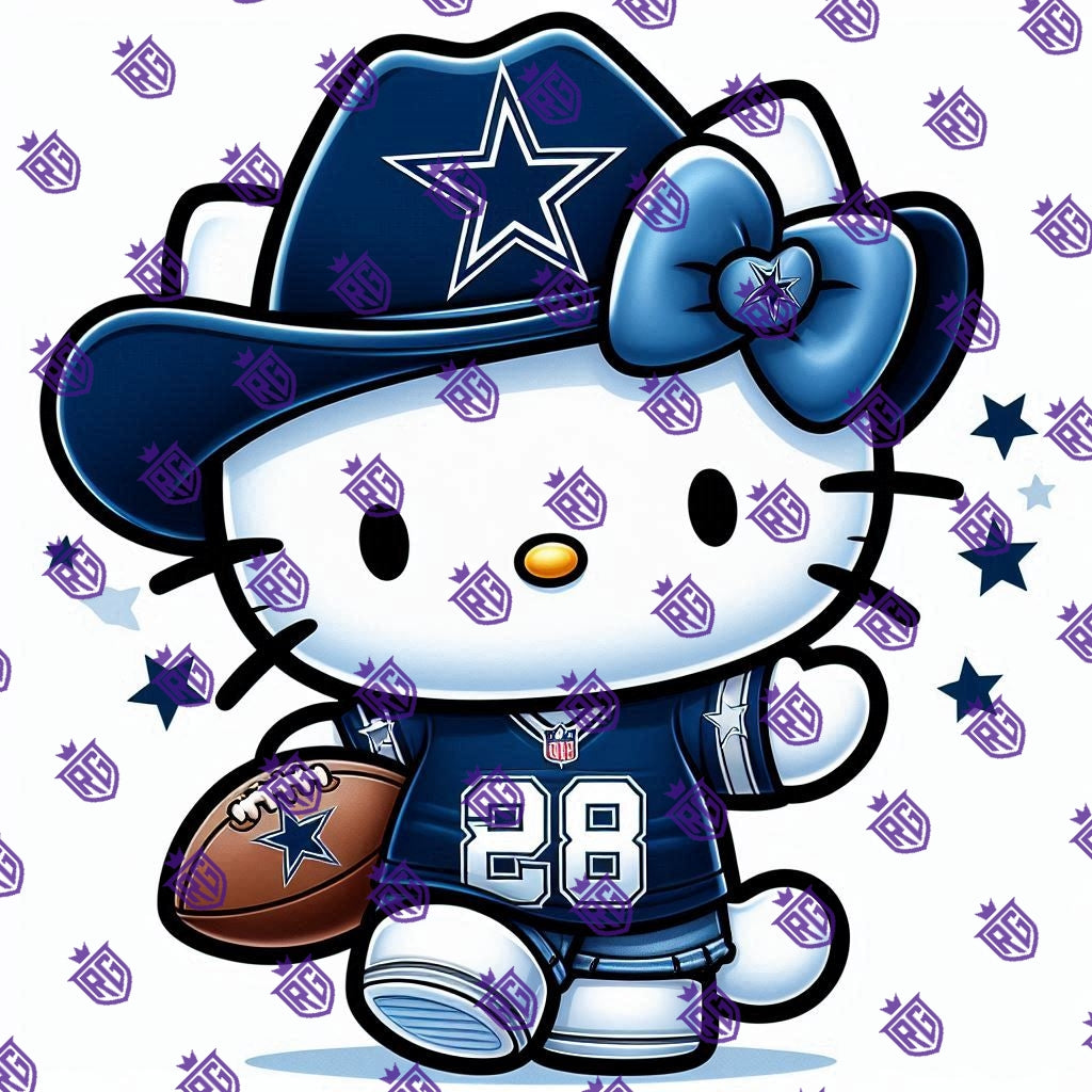 Football Acrylic Blank With Decals