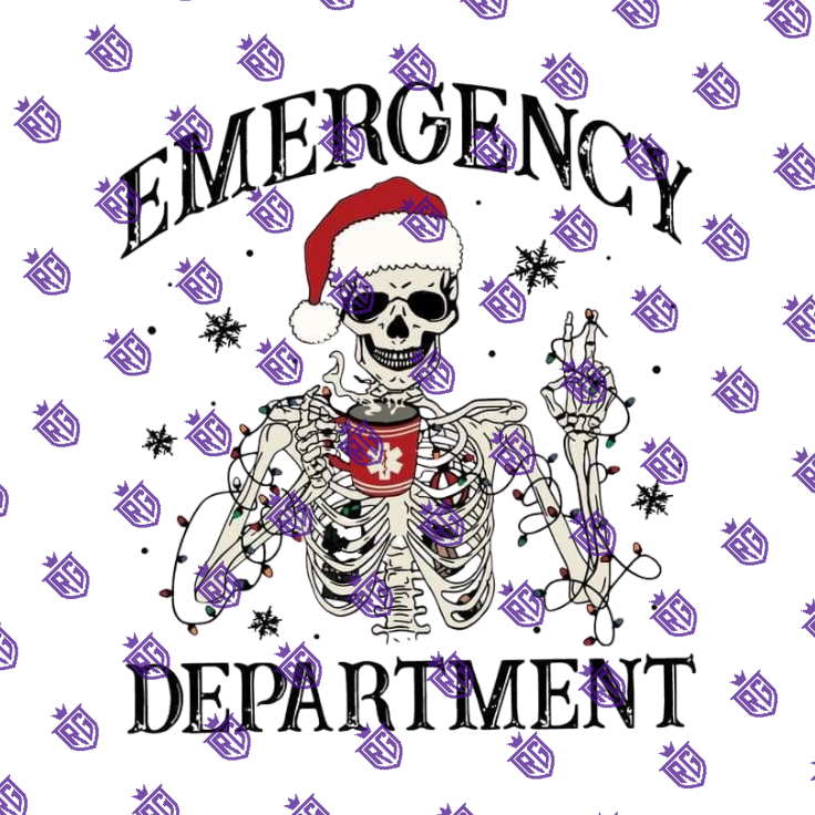 Christmas Acrylic blank With Decal