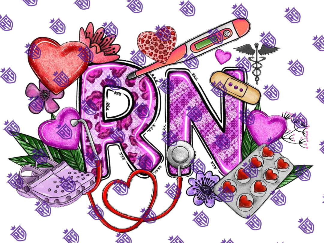 RN Acrylic Blank With Decals