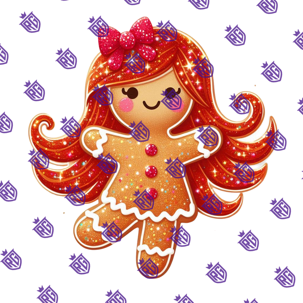 Gingerbread Acrylic Blank With Decal