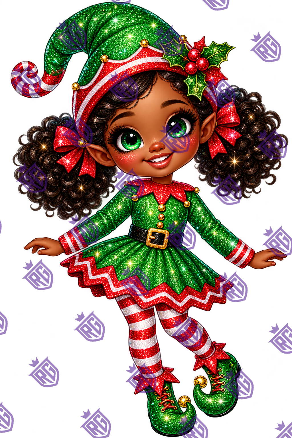 Elf Helper Acrylic Blank With Decal