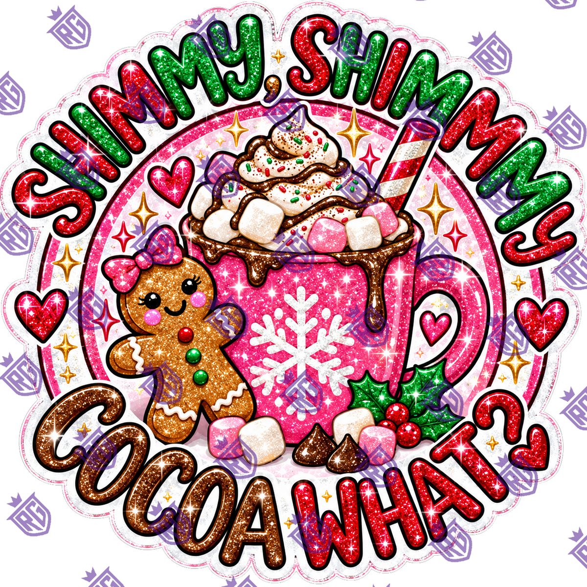 Shimmy Shimmy Coco Acrylic Blank With Decal