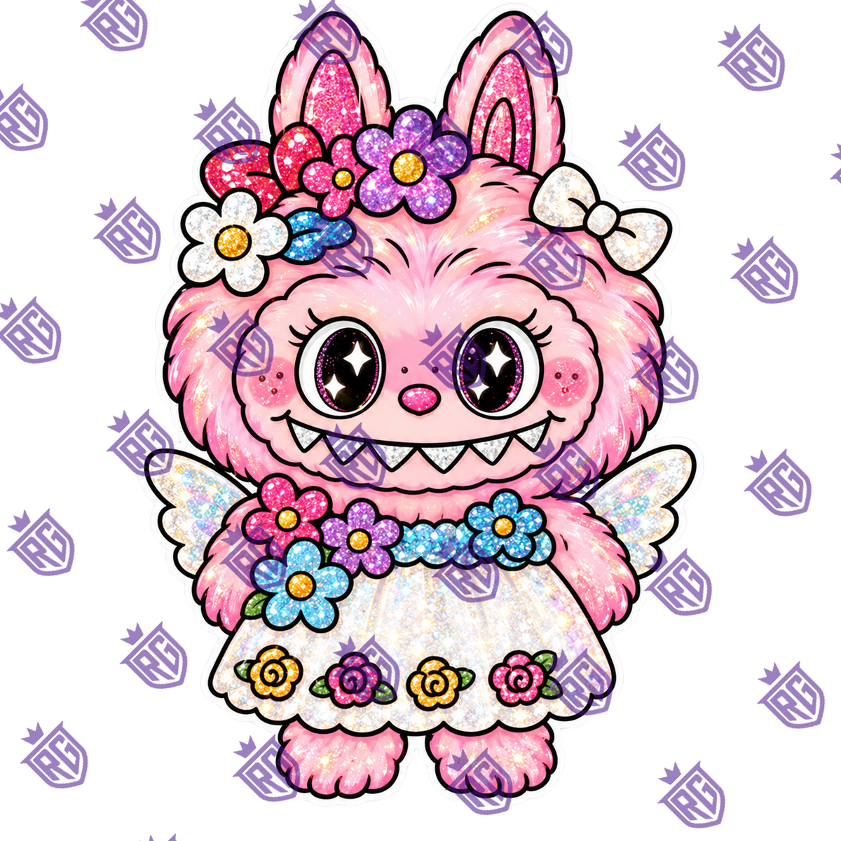 Labubu Girl Acrylic Blank With Decal
