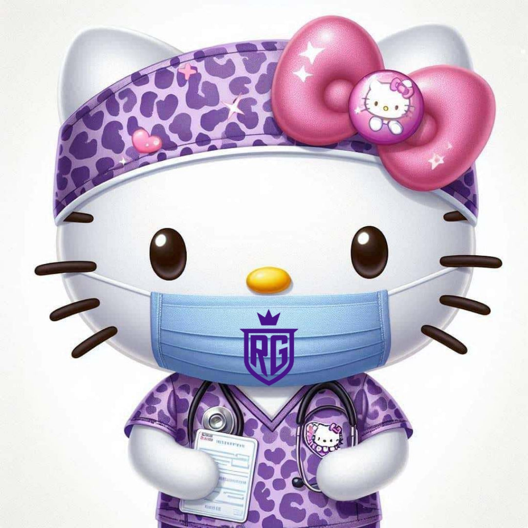 Hello Kitty Nurse Acrylic Blank