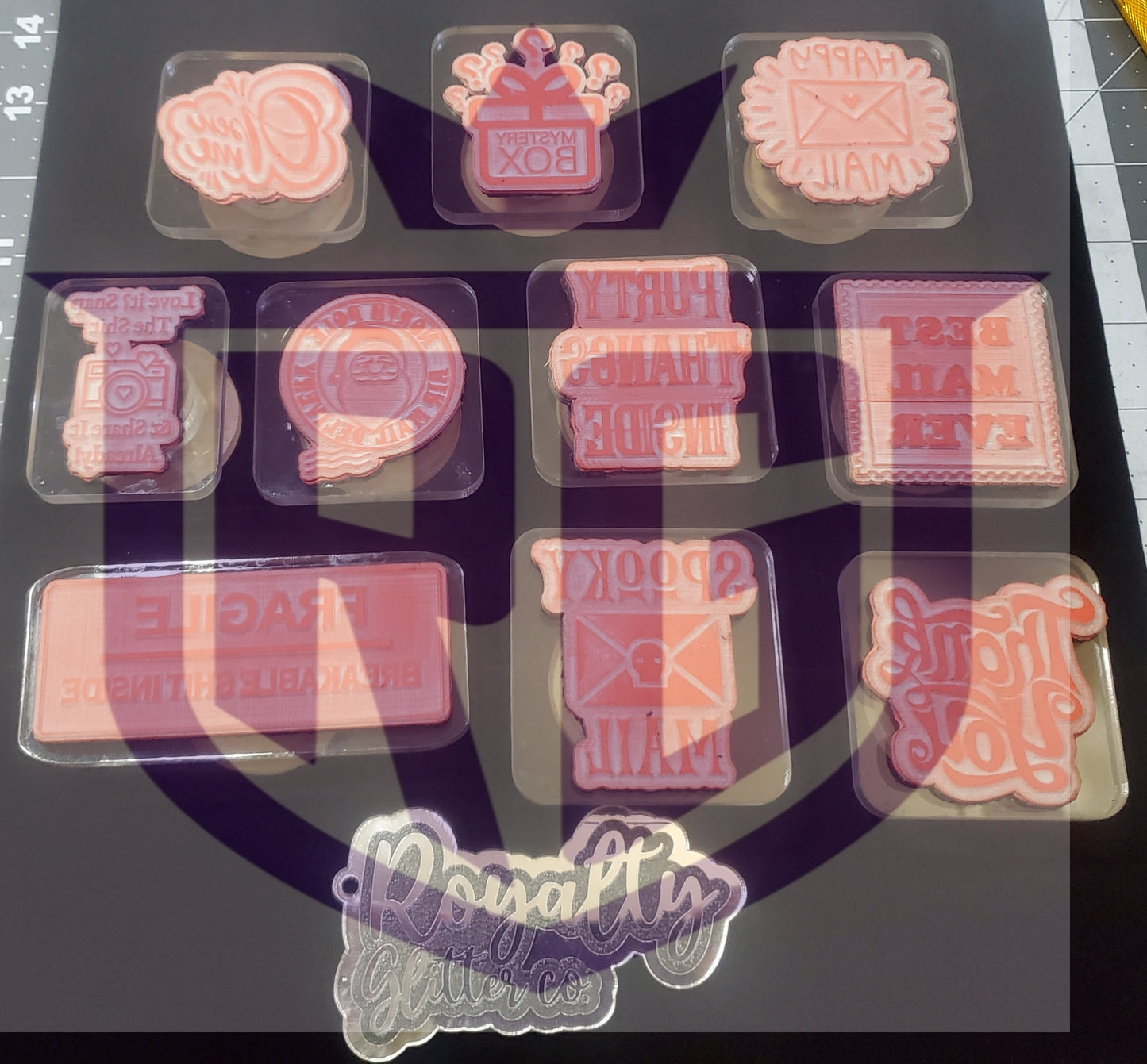 Business Stamp Bundle {Set Of 10} Or Custom Stamp Bundle {Set Of 10}