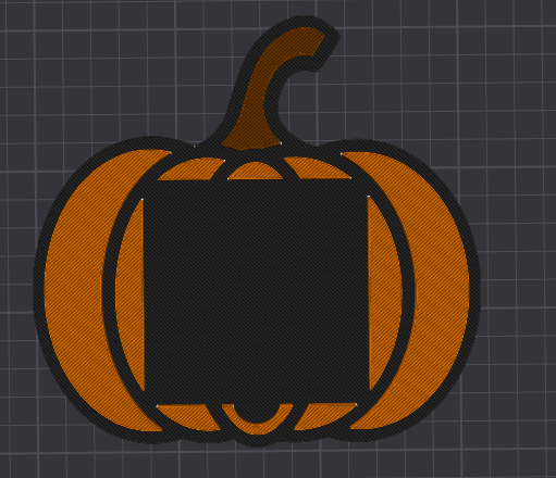 Pumpkin Sticky Note Holder STL FILE (DIGITAL DOWNLOAD)