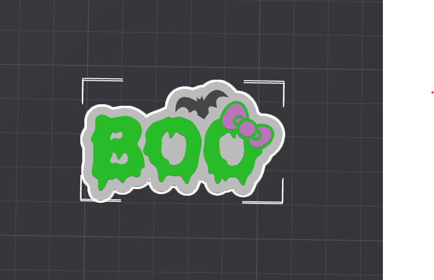 Boo Badge reel STL FILE (DIGITAL DOWNLOAD)