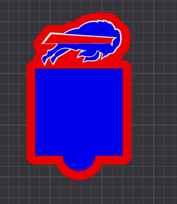 Buffalo Sticky Note Holder STL FILE (DIGITAL DOWNLOAD)