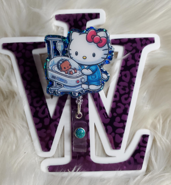 NICU nurse badge reel