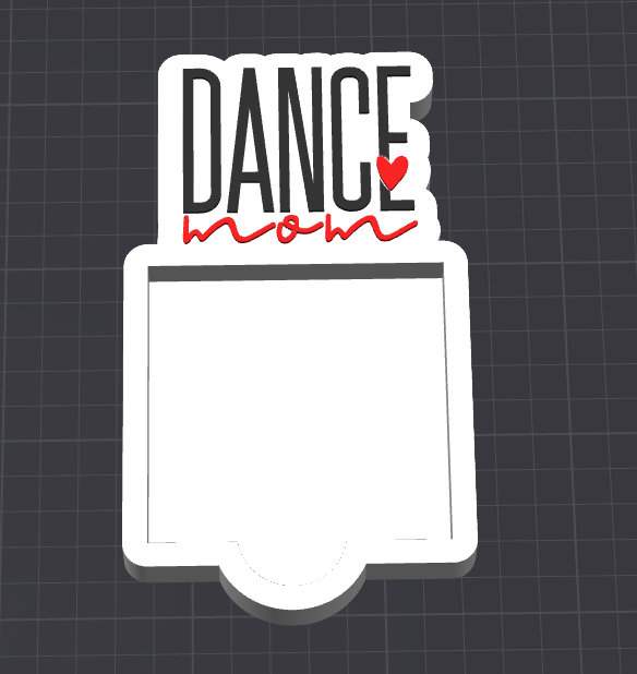 Dance Mom Sticky Note Holder STL FILE (DIGITAL DOWNLOAD)