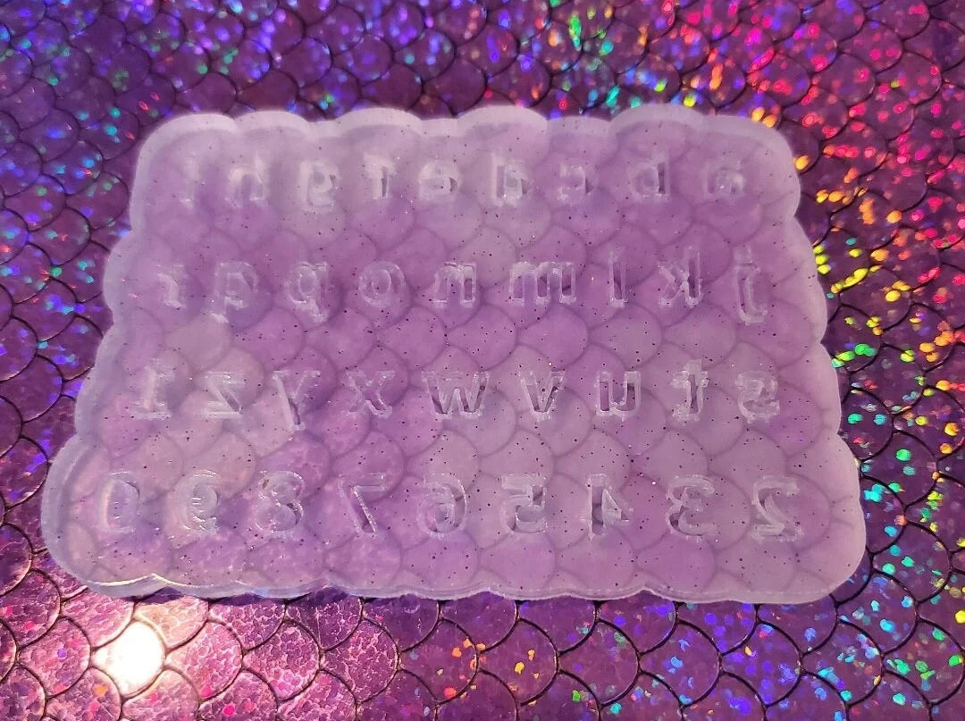 Alphabet Mold 1/8 Thick Letters Lower Case(Great for Stanley Letters)