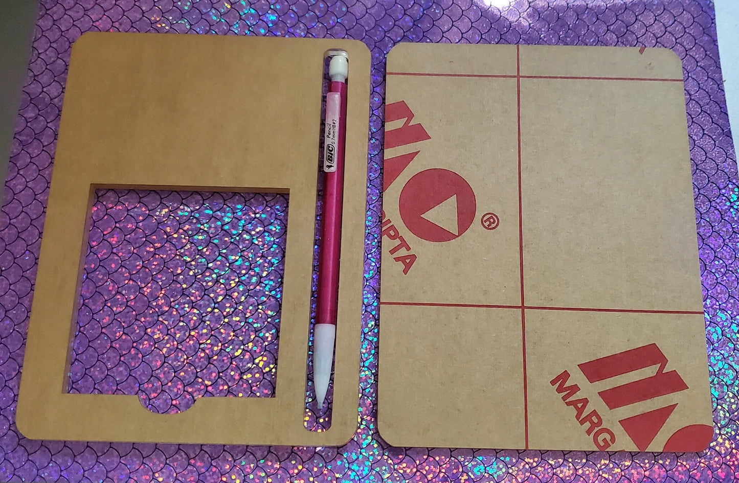 Acrylic Blank Sticky Note Pad Holder, Post note Blank, acrylic note Blank, post it blank