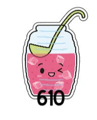 Aguas Frescas Badge Reel Acrylic Blanks