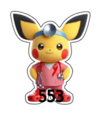 Breast Cancer Ribbon Character Badge Reel Acrylic Blanks