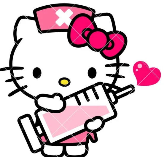 Nurse Hello Kitty W/Shot Mold