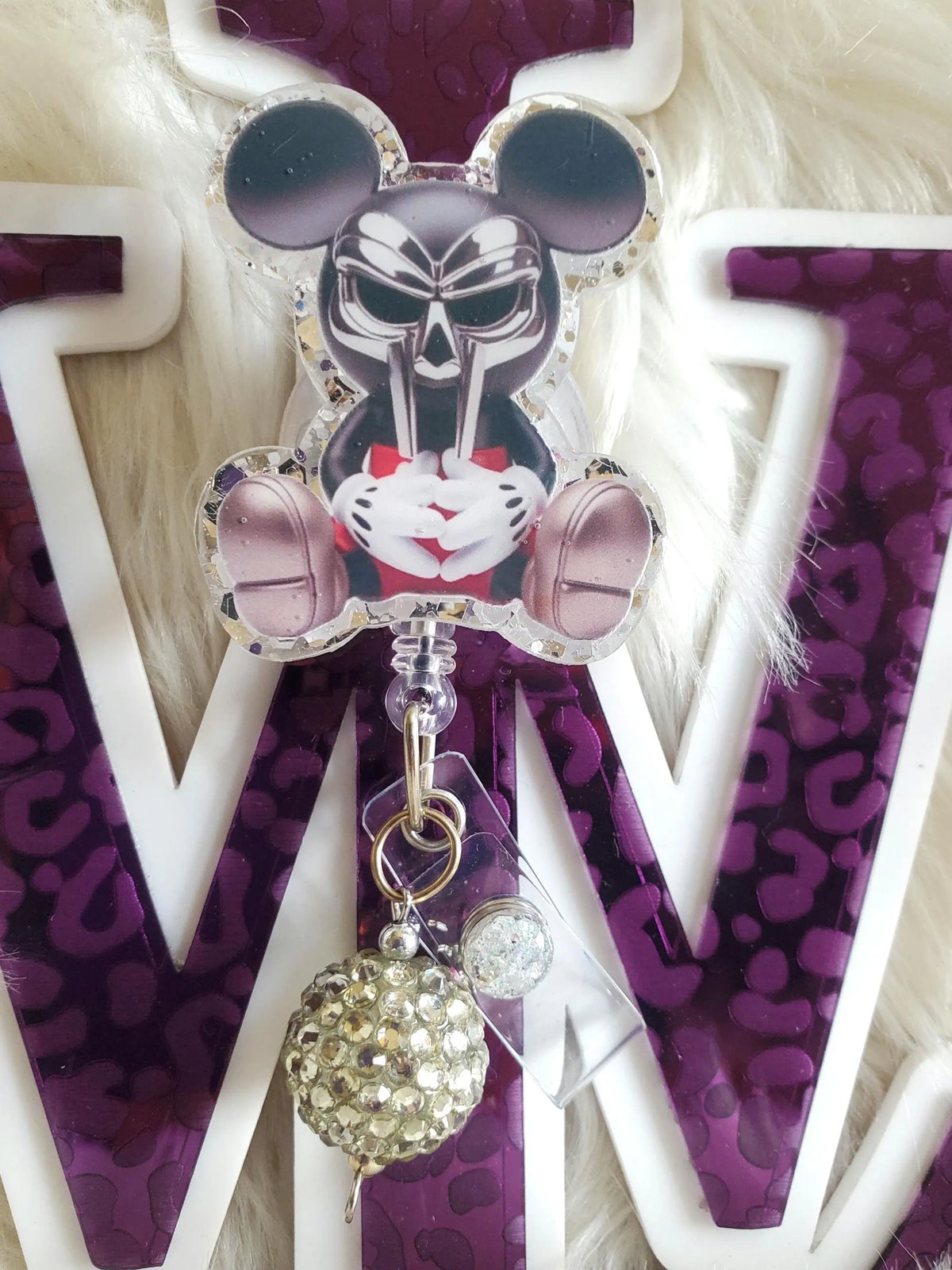 MF Doom Mickey badge reel