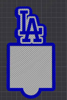 LA Sticky Note Holder STL FILE (DIGITAL DOWNLOAD)