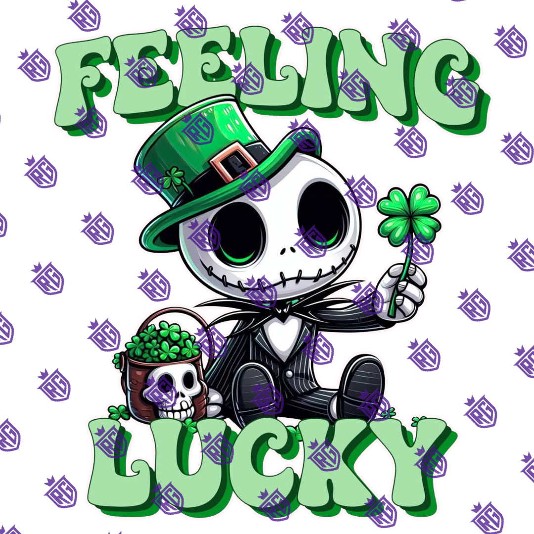 Feeling Lucky Acrylic Blank With Decals