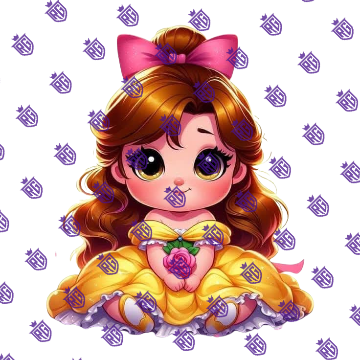 Princess Acrylic Blank With Decals