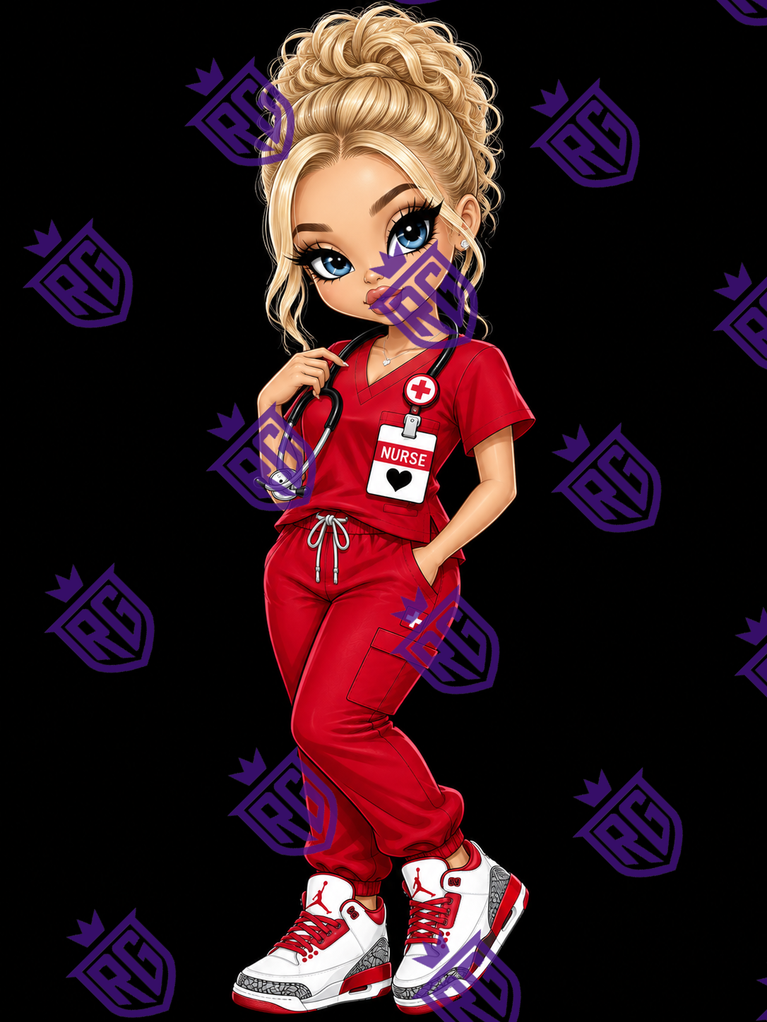Nurse Acrylic Blank With Decal