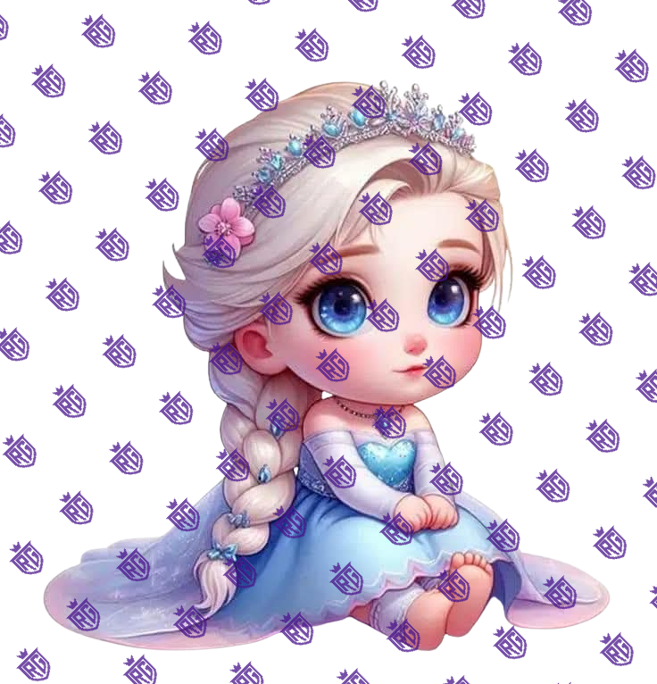 Princess Acrylic Blank With Decals