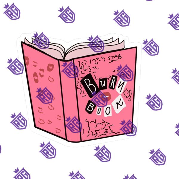 Burn Book Acrylic Blank With Decal