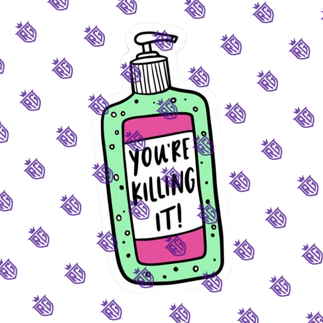 You're killing it acrylic blank