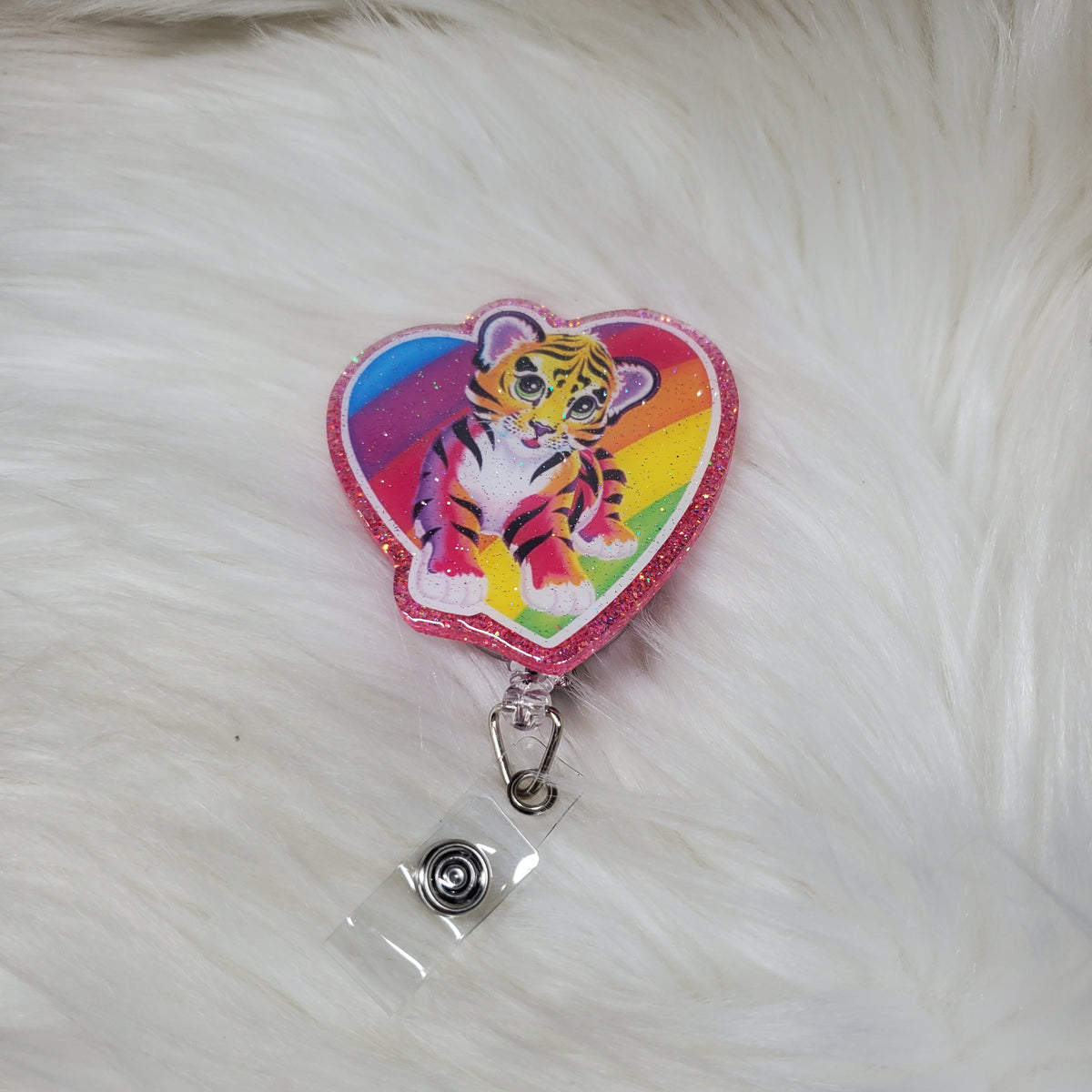 90s Lisa Frank Inspired Tiger Badge Reel