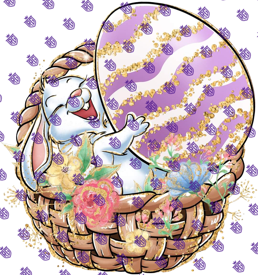 Easter Acrylic Blank With Decals