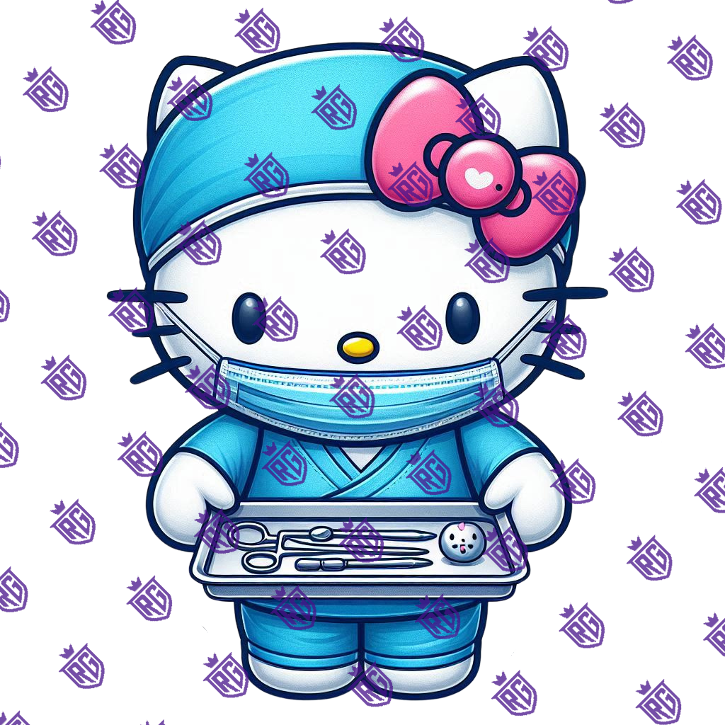 Surgical Nurse Tool Tray Acrylic Blank With Decals