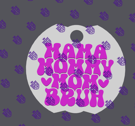 Mama Stanley Tumbler Topper 40oz STL FILE (DIGITAL DOWNLOAD)