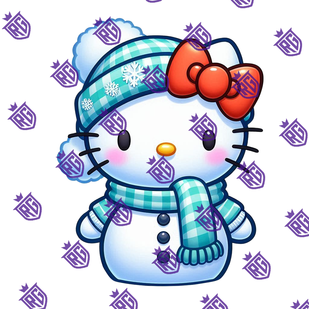 Snowman Acrylic blank With Decal