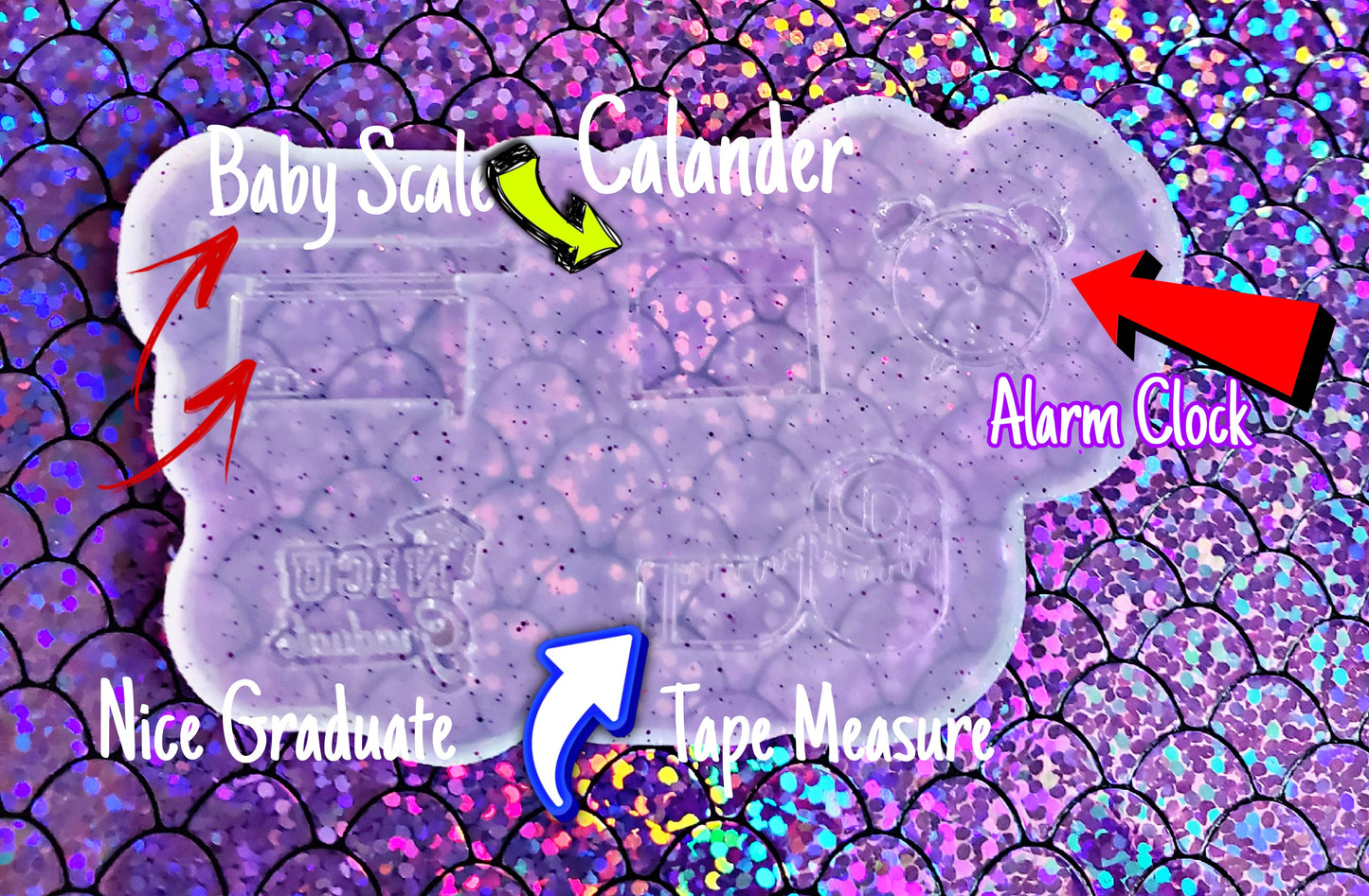 Babys First Christmas Onesie Shaker Ornament All In One Mold