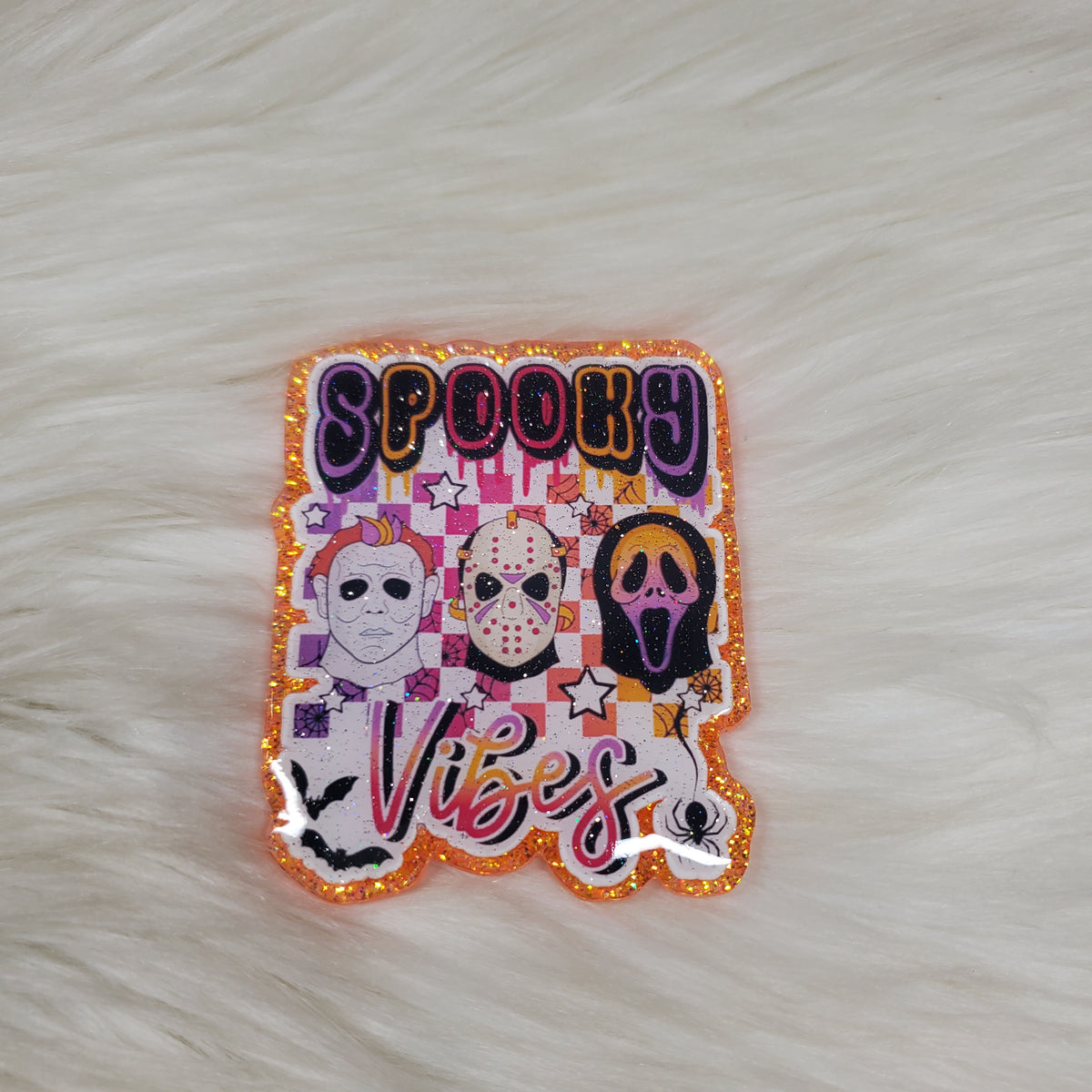 Spooky Vibes Halloween Badge Reel