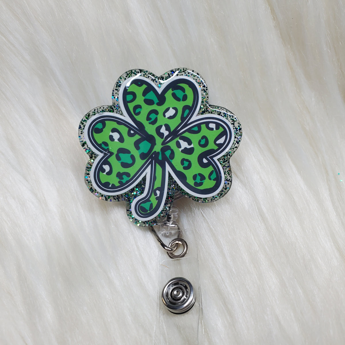 St. Patricks Shamrock Badge Reel