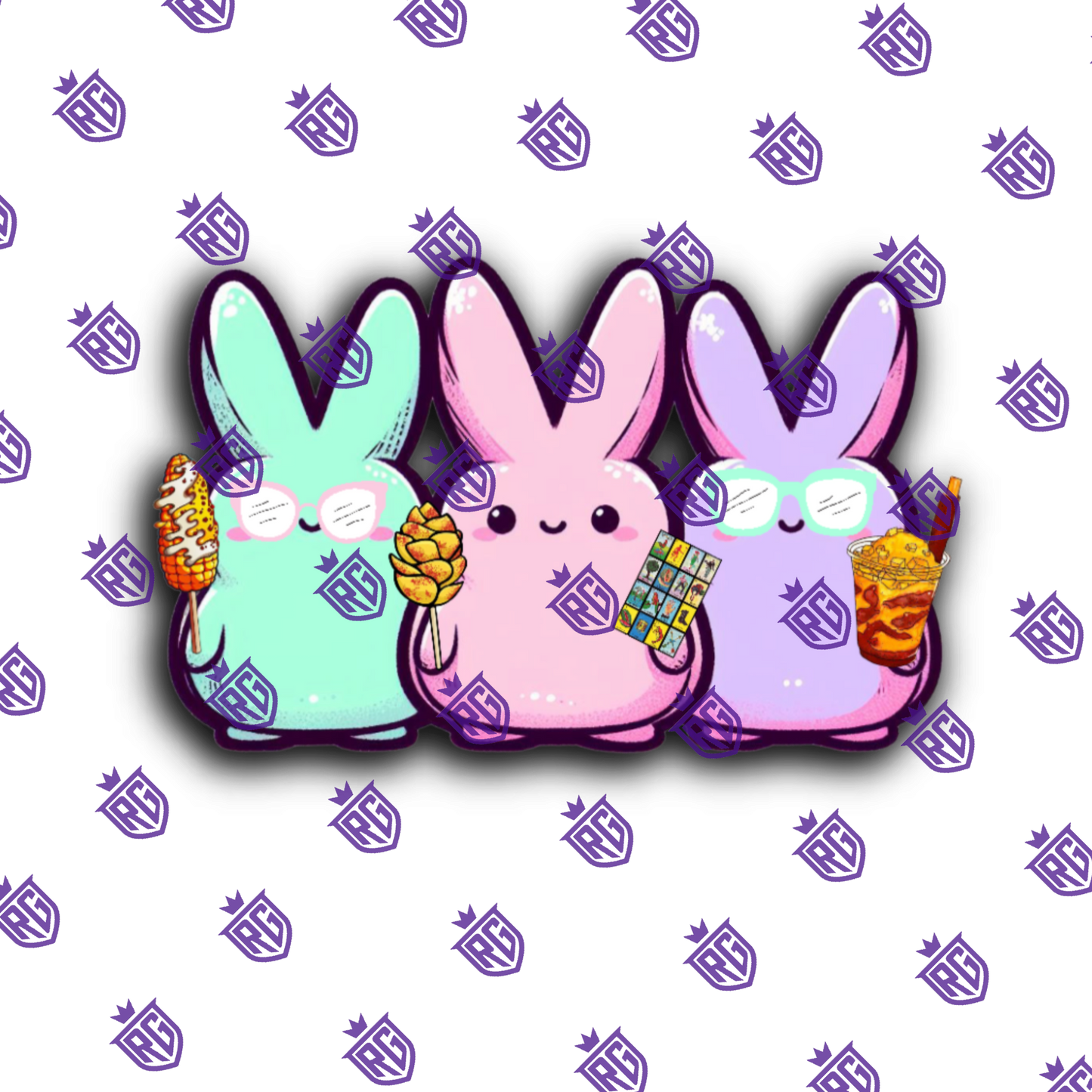 Easter Acrylic Blank With Decals