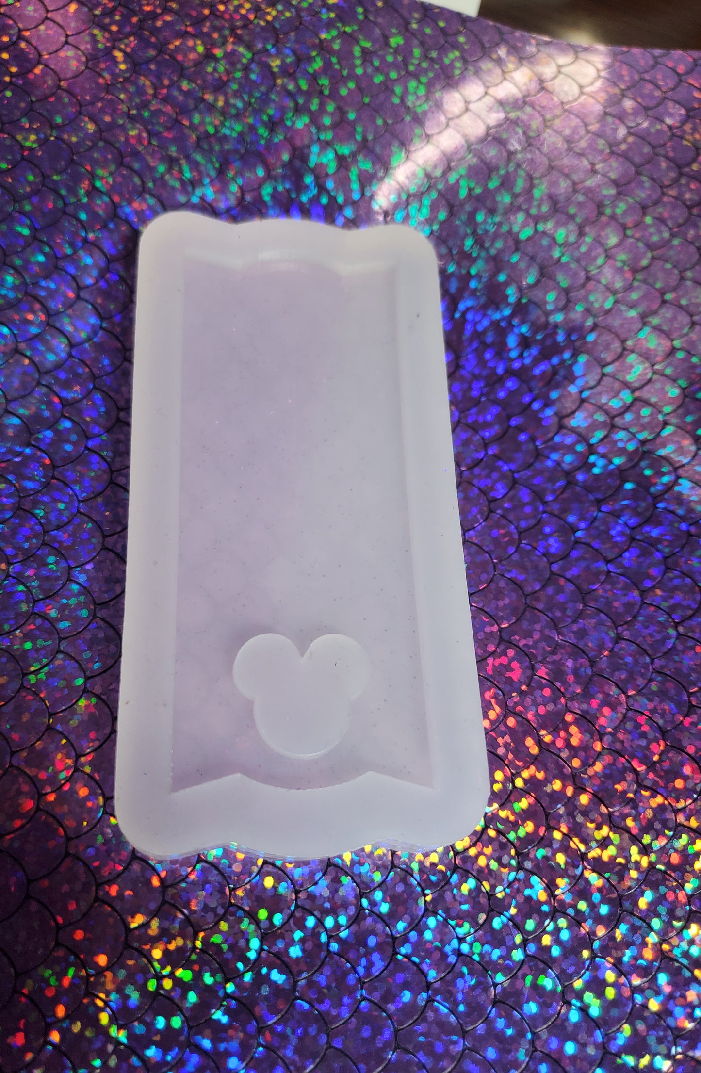 Mouse Head Straw Hole Tumber Topper Mold