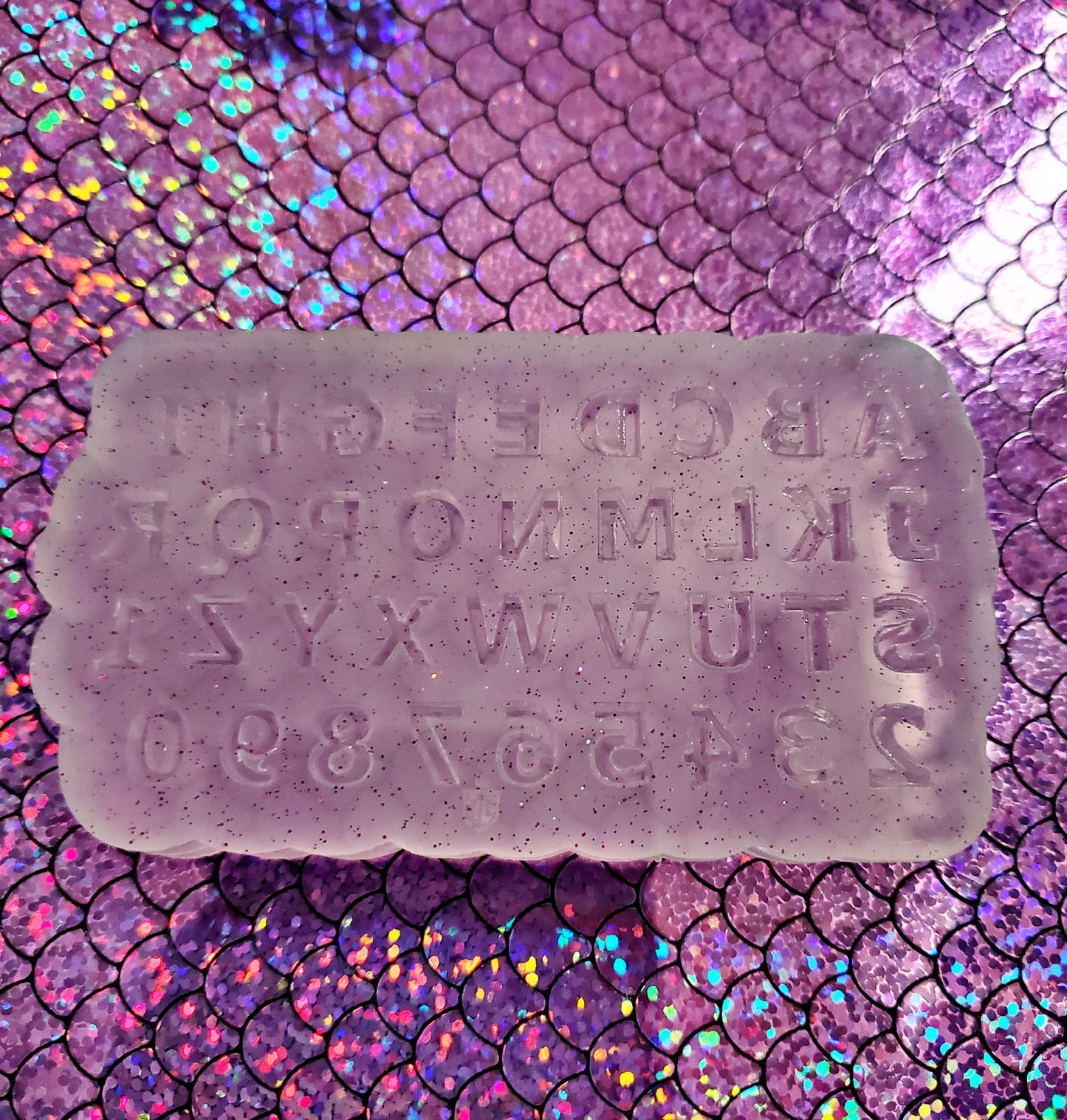Alphabet Mold 1/8 Thick Letters (Great for Stanley Letters) {Clear so can be used with UV resin}